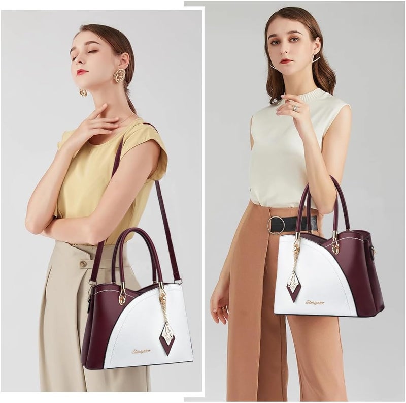 SiMYEER Purses and Handbags Top Handle Satchel Shoulder Bags Messenger Tote Bag for Ladies - Image 2